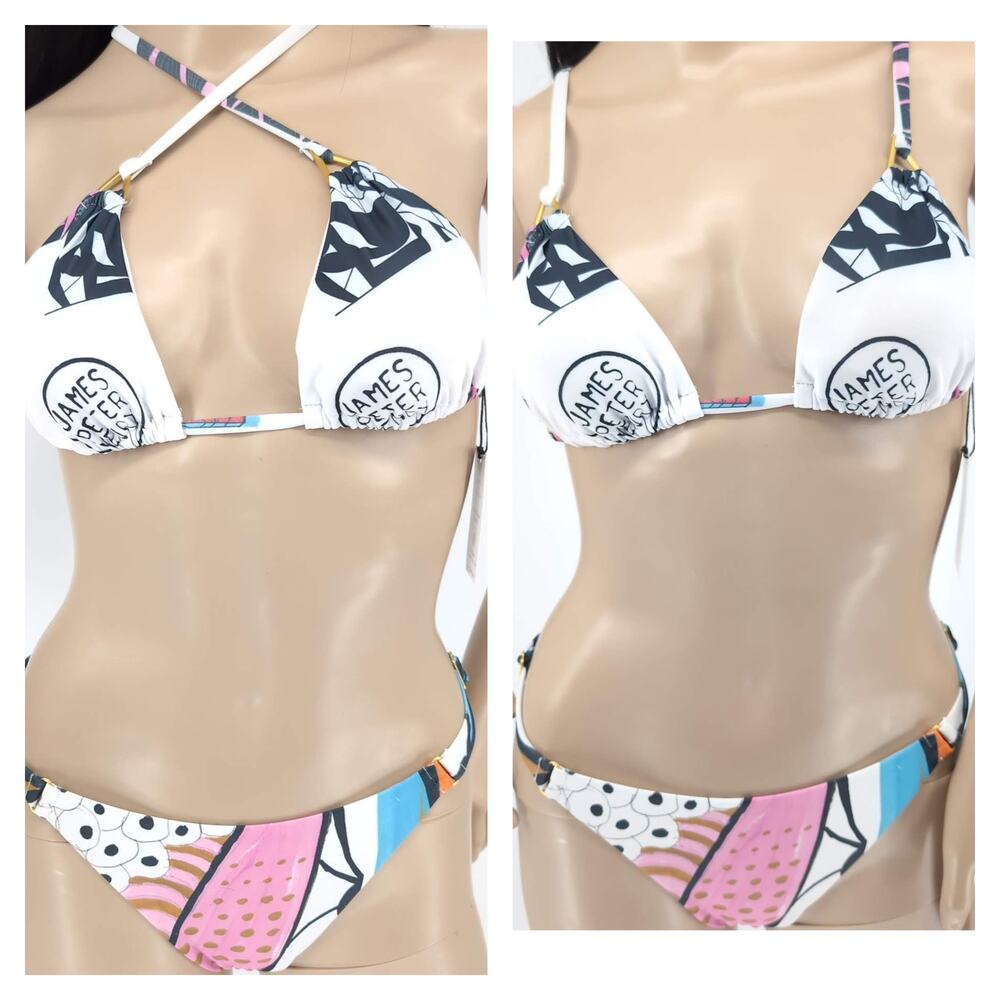 Swiminista Art Toss Sexy Top & Opera House Wise Bottoms 2 pc Set - Size XS -NWT​